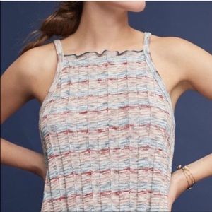 Akemi + Kin Kaden Ribbed Halter Top Size XL NWT